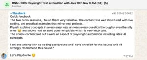 AI Powered Automation Testing training with Playwright JavaScript ...