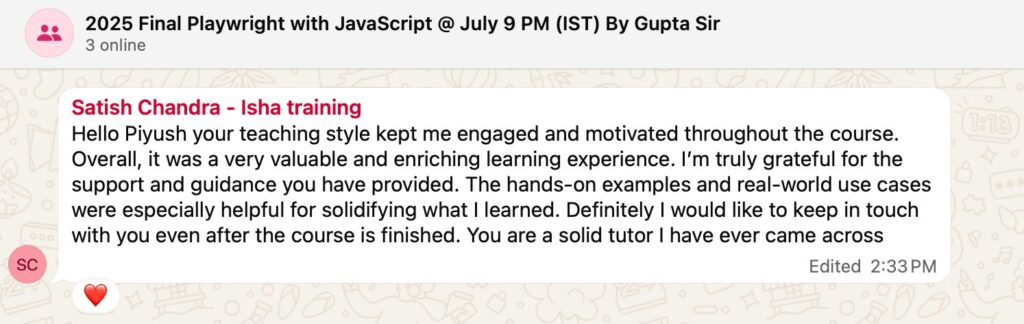 AI Powered Automation Testing training with Playwright JavaScript ...